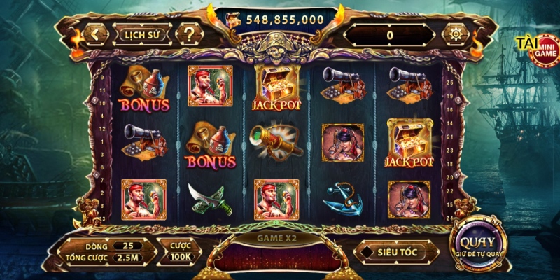 Top game nổ hũ tặng tiền khởi nghiệp Pirate King hot hit nhất năm 2025